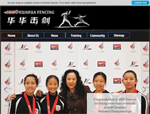 Tablet Screenshot of huahuafencing.com